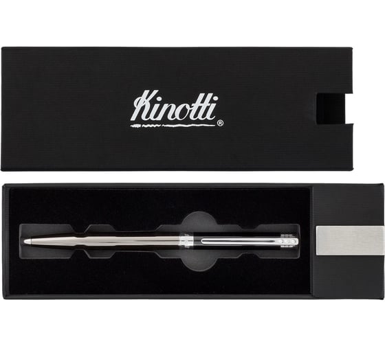Ручка шариковая Kinotti "СERVETTO", KI-162343 1 мм, металл, цвет чернил: синий 638140