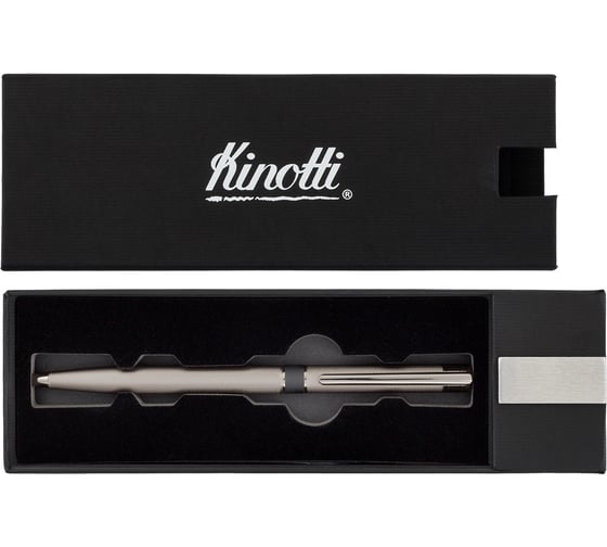 Ручка шариковая Kinotti "CAPOTORTI", KI-162327 1 мм, металл, цвет чернил: синий 638139