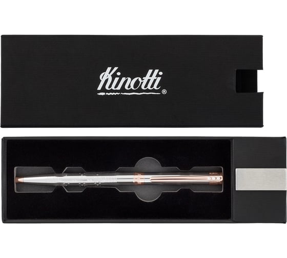 Ручка шариковая Kinotti "GRIEG", KI-162334 1 мм, металл, цвет чернил: синий 638124
