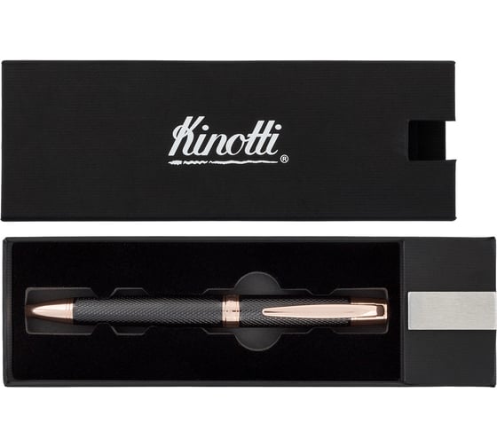 Ручка шариковая Kinotti "MAHLER", KI-162336 1 мм, металл, цвет чернил: синий 638136