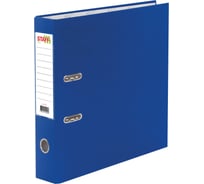Папка-регистратор Staff Profit с покрытием из ПВХ, 75 мм, с уголком, синяя, съемный механизм, 272013