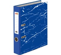 Папка-регистратор Staff Profit с мраморным покрытием, 75 мм, с уголком, синяя, съемный механизм, 272010 34237669