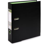 Папка-регистратор Expert Complete Trend 10 шт., PVC, 2-х стороннее покрытие, металл. уголки, 75 мм, A4, арочный механизм, BLACK&COLOR черный/салатовый ЕС100262114 721994