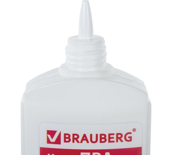 Клей ПВА BRAUBERG бумага, картон, дерево, 150 г 227378