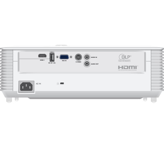 Проектор EXELLTECH Exell технология DLP, 3800 ANSI, WXGA (1280x800), 30 000:1, проекционное отношение 1.54-1.72, белый EXD201W 109491