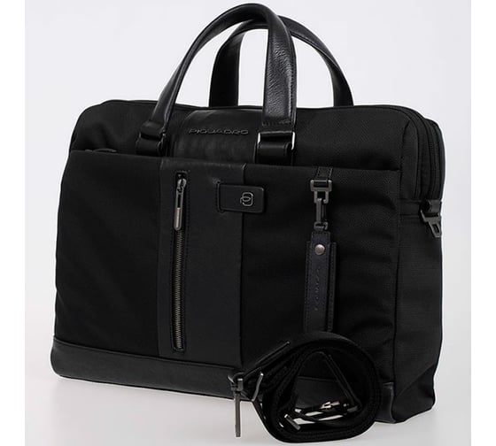 Сумка Piquadro Brief 15,6'', черная, 41x30x10 см CA3339BR/N