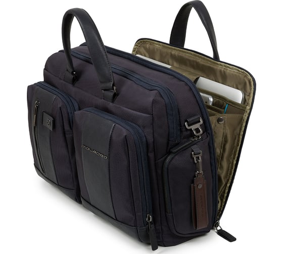 Сумка Piquadro Brief, черная, 20,5х27х4,5 см CA4441BR/N