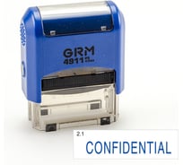 Стандартный штамп GRM 4911 p3 «2.1 confidential» 110491300-21