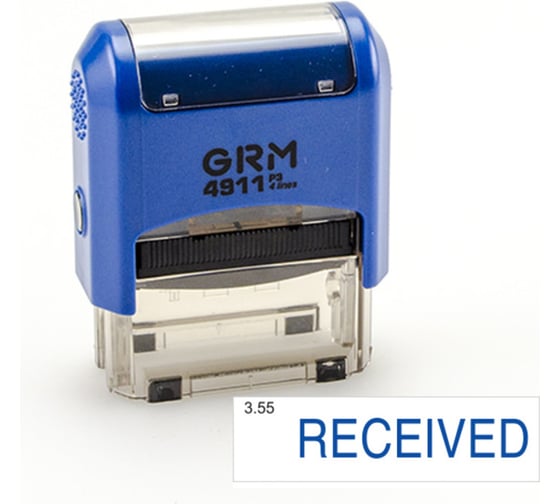 Стандартный штамп GRM 4911 p3 «3.55 received» 110491300- 355