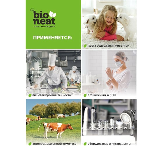 Дезинфицирующее средство широкого спектра действия PROBIONEAT, Professional, 5 л 01-005