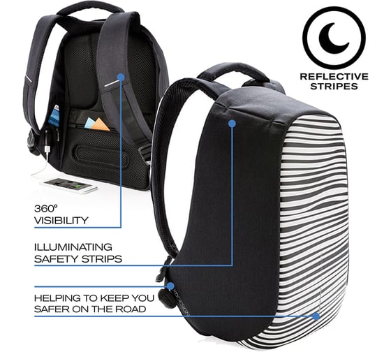 Рюкзак для ноутбука до 14 дюйм XD Design Bobby Compact Print P705.651