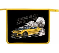 Папка Пифагор для тетрадей А5, 1 отделение, пластик, на молнии, Extreme speed, 272197