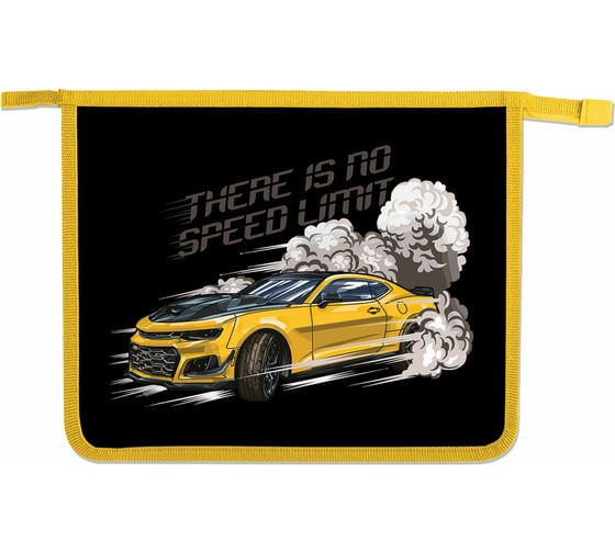 Папка Пифагор для тетрадей А5, 1 отделение, пластик, на молнии, Extreme speed, 272197