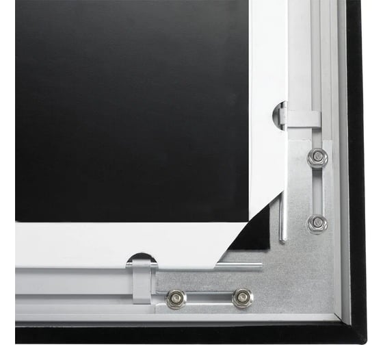 Настенный экран на раме Digis DSVFS-16905L VELVET, формат 16:9, 120", 281x165, рабочая поверхность 265x149 MW, рама 80 мм, обтянута чёрным бархатом 36581 036581