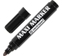 Маркер перманентный универсальный ОФИСМАГ ЧЕРНЫЙ CENTROPEN "Maxi Marker", 2-4 мм, 8936, 5 8936 0112 151125