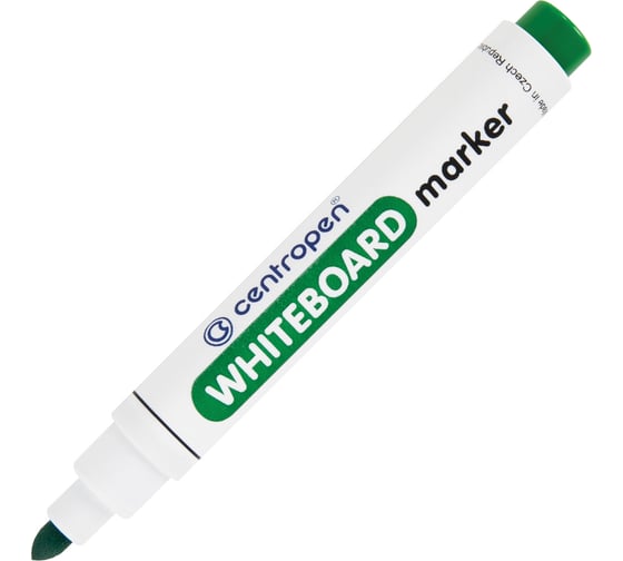 Маркер стираемый для белой доски ОФИСМАГ ЗЕЛЕНЫЙ, CENTROPEN "Dry-Wipe", 2,5 мм, 8559, 5 8559 0110 151112