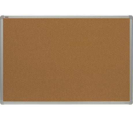 Доска пробковая для объявлений ОФИСМАГ 100x150 см, алюминиевая рамка, 2x3 OFFICE, (Польша), TCA1510 236532