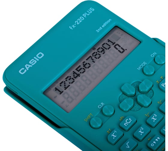 Калькулятор инженерный CASIO FX-220PLUS-2-S (155x78 мм), 181 функция, питание от батареи, сертифицирован для ЕГЭ, FX-220PLUS-2-S- ОФИСМАГ 250393