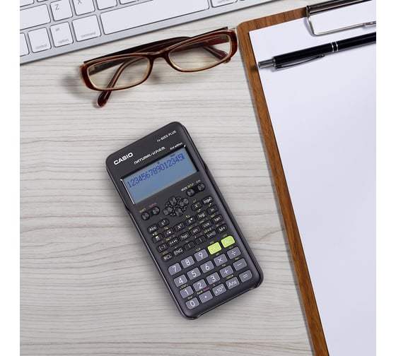 Калькулятор инженерный CASIO FX-82ESPLUS-2-WETD (162x80 мм), 252 функции, батарея, сертифицирован для ЕГЭ, FX-82ESPLUS-2-S ОФИСМАГ 250394