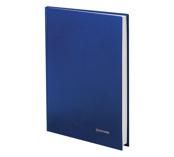 Книга учета BRAUBERG 144л, линия, твердая, А4, 200х290мм 130227