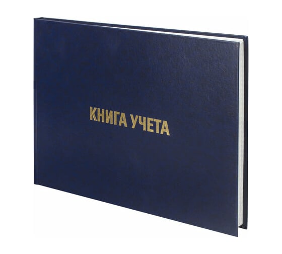 Книга учета BRAUBERG 160л, клетка, твердая, альбомная, А4, 210х295мм 130228 1