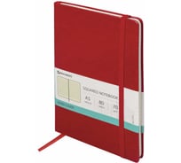 Блокнот BRAUBERG Metropolis Special А5, 148х218мм, 80л, красный 111575