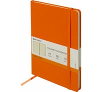 Блокнот BRAUBERG Metropolis А5 148х218мм, 80л, оранжевый 111584
