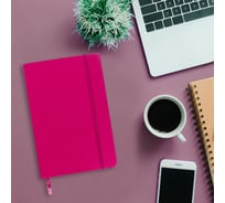 Блокнот BRAUBERG Metropolis А5, 148х218мм, 80л, розовый 111587