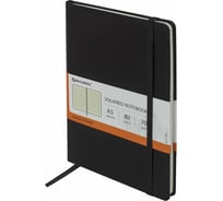 Блокнот BRAUBERG Metropolis А5, 148х218мм, 80л, черный 111585
