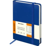 Блокнот BRAUBERG Metropolis МАЛЫЙ ФОРМАТ, 100х150мм А6, 80л, синий 111588