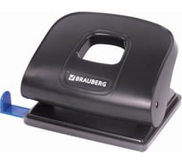 Дырокол BRAUBERG Super до 20 листов, черный 229091