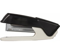 Степлер BRAUBERG ADVANCED №10, до 15 листов, с антистеплером, черный 228746