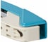 Степлер BRAUBERG ADVANCED №10, до 15 листов, с антистеплером, голубой 228747 3