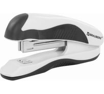 Степлер BRAUBERG JET PRO №10, до 12 листов, бело-черный 228583