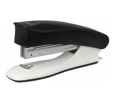 Степлер BRAUBERG METROPOLIS №10, до 20 листов, с антистеплером, черный 228750