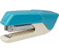 Степлер BRAUBERG ADVANCED №24/6 26/6, до 20 листов, с антистеплером, голубой 228749
