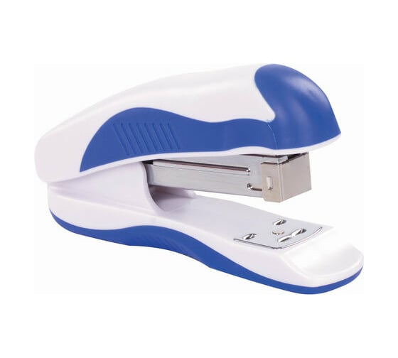Степлер BRAUBERG JET PRO №24/6 26/6, до 25 листов, бело-синий 228584