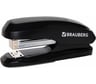 Степлер BRAUBERG Super №24/6 26/6, до 30 листов, черно-серый 229086