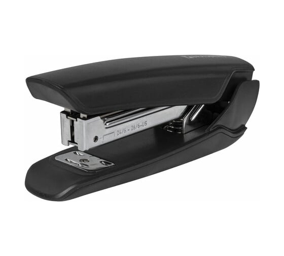 Степлер BRAUBERG ULTRA №24/6 26/6, до 30 листов, с антистеплером, черный 228756 1
