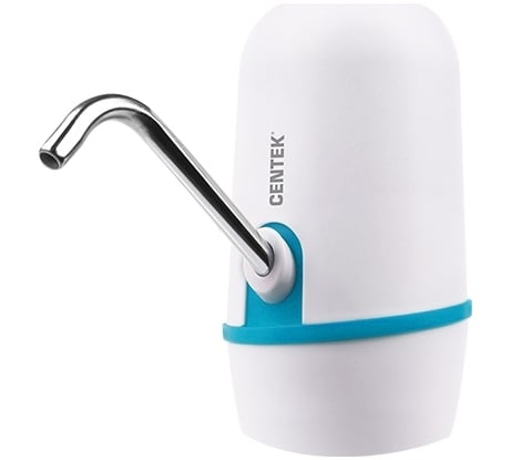 Электрическая помпа Centek 2.2л/мин 8Вт, 2 насоса, Li 1200 мАч, USB зарядка, LED CT-3002 White