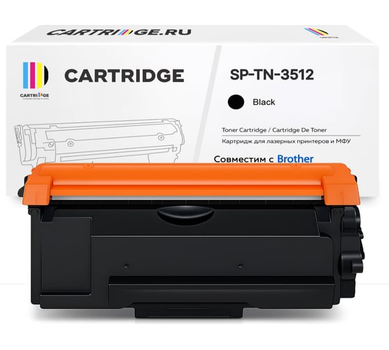 Картридж Solution print Solutionprint SP TN-3512 для Brother, черный 238846