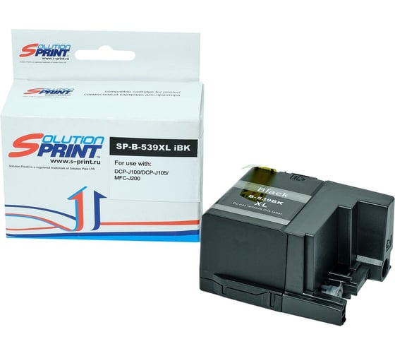 Картридж Solution print Solutionprint SP LC-539XL Bk для Brother, черный 119827 1