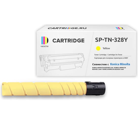 Картридж Solution print Solutionprint SP TN-328Y для Konica Minolta Желтый 339238 1