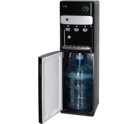 Кулер напольный ECOTRONIC K30-LXE black-ss 13001