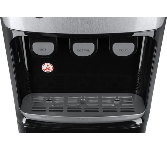 Кулер напольный ECOTRONIC K30-LXE black-ss 13001