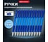 Автоматические шариковые ручки с грипом BRAUBERG SUPER НАБОР 12 штук, синие 143380 2