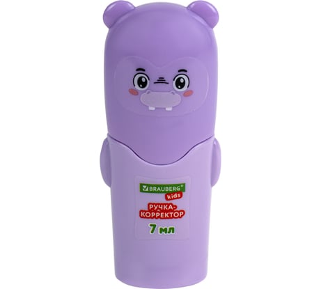 Ручка-корректор 7 мл BRAUBERG, металлический наконечник, корпус ассорти 12 шт 272493