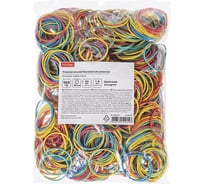 Резинка банковская HATBER цветная диаметр 38 мм, длина 60 мм 083967