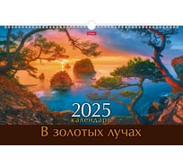 Календарь настенный перекидной HATBER 45x30 см, ЛЮКС, на 2025 г, бумага мелованная 086830
