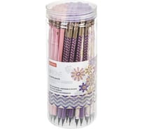 Чернографитный карандаш HATBER V-tone круглый корпус, черное дерево 072604